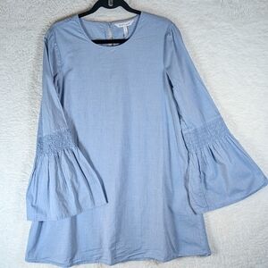 352-BCBGeneration Light Blue Long Sleeve Dress